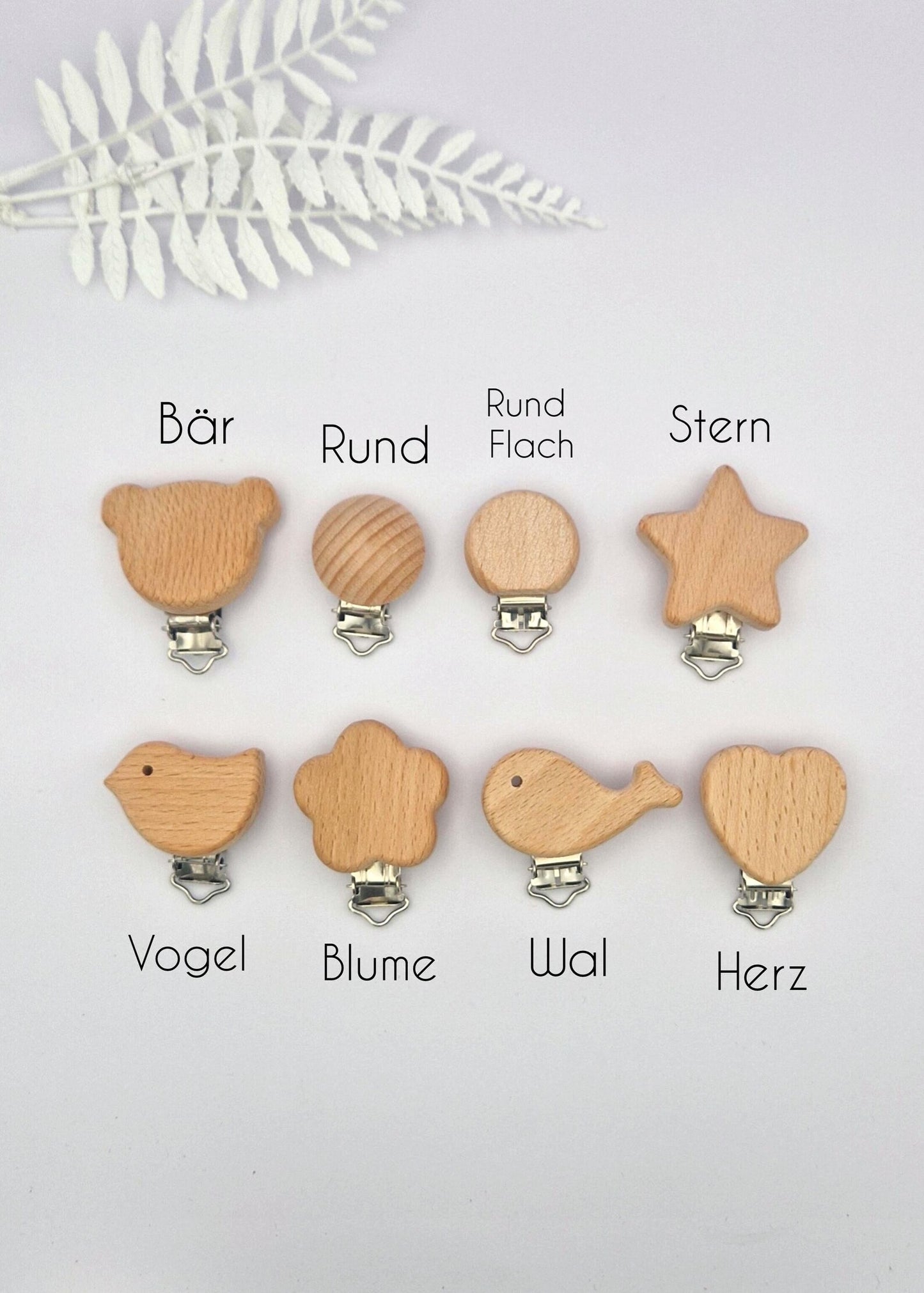 Personalisierte Schnullerkette mit Gravur | Holz & Silikon naturblau | Geschenk zur Geburt | Handgefertigte Schnullerkette für Babys