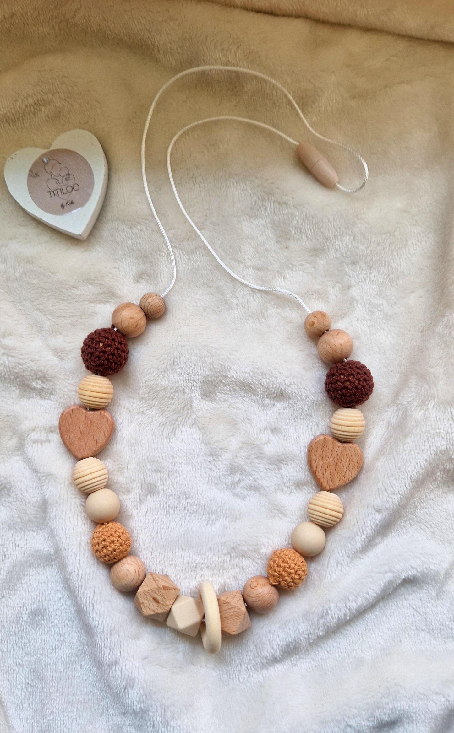 Stillkette mit Namen | Personalisierte Baby Stillkette | Babygeschenk zur Geburt | Geschenke für Mamas | Liebevoll handgefertigt & BPA-frei