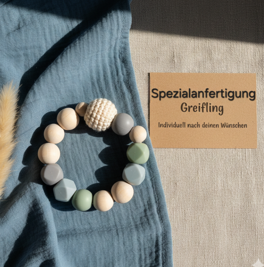 Greifling individuell angefertigt mit deinem Wunschdesign | Spezialanfertigung | Individualisierbar