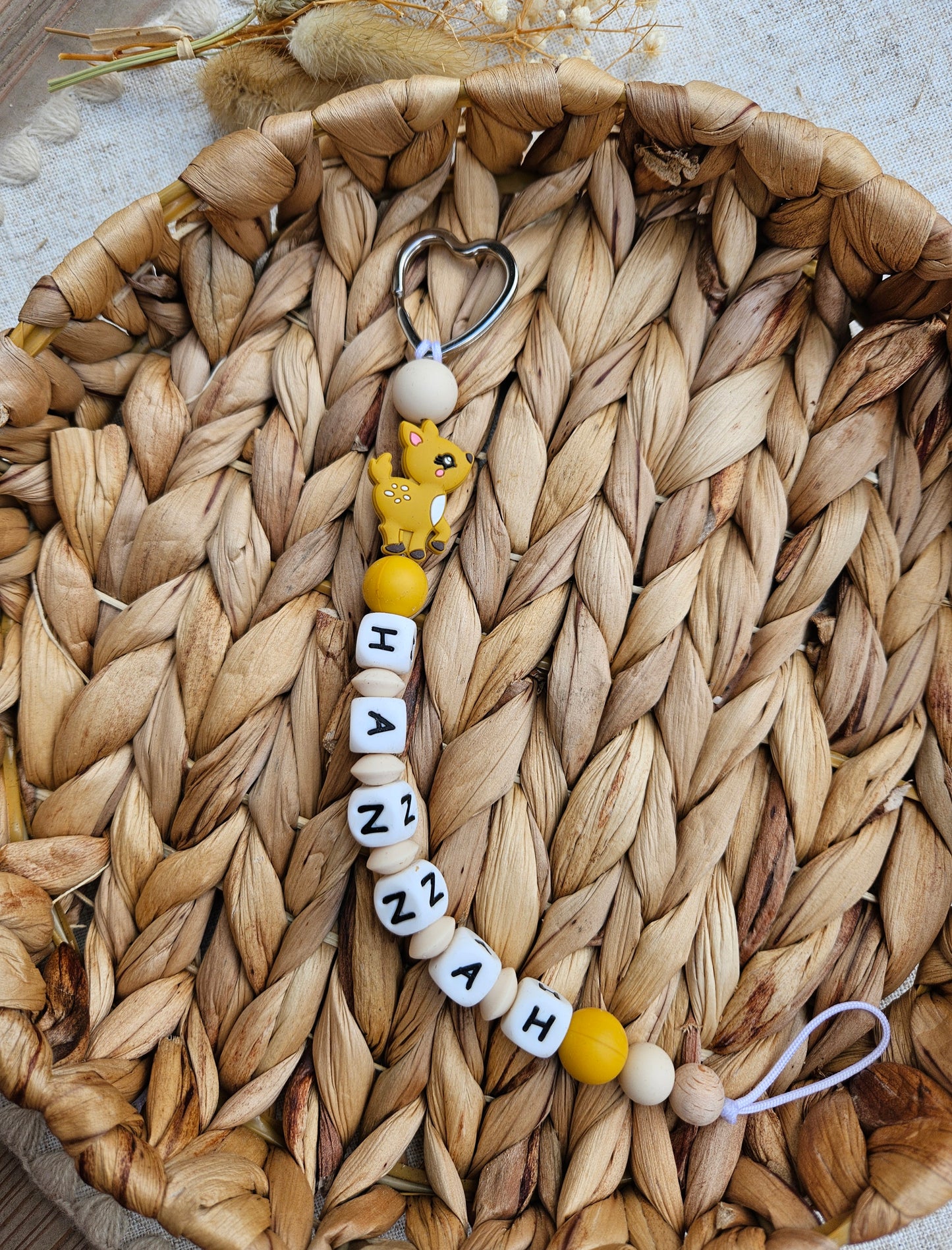 Schlüsselanhänger mit Name | Personalisiert | Silikon Tier | Geschenk