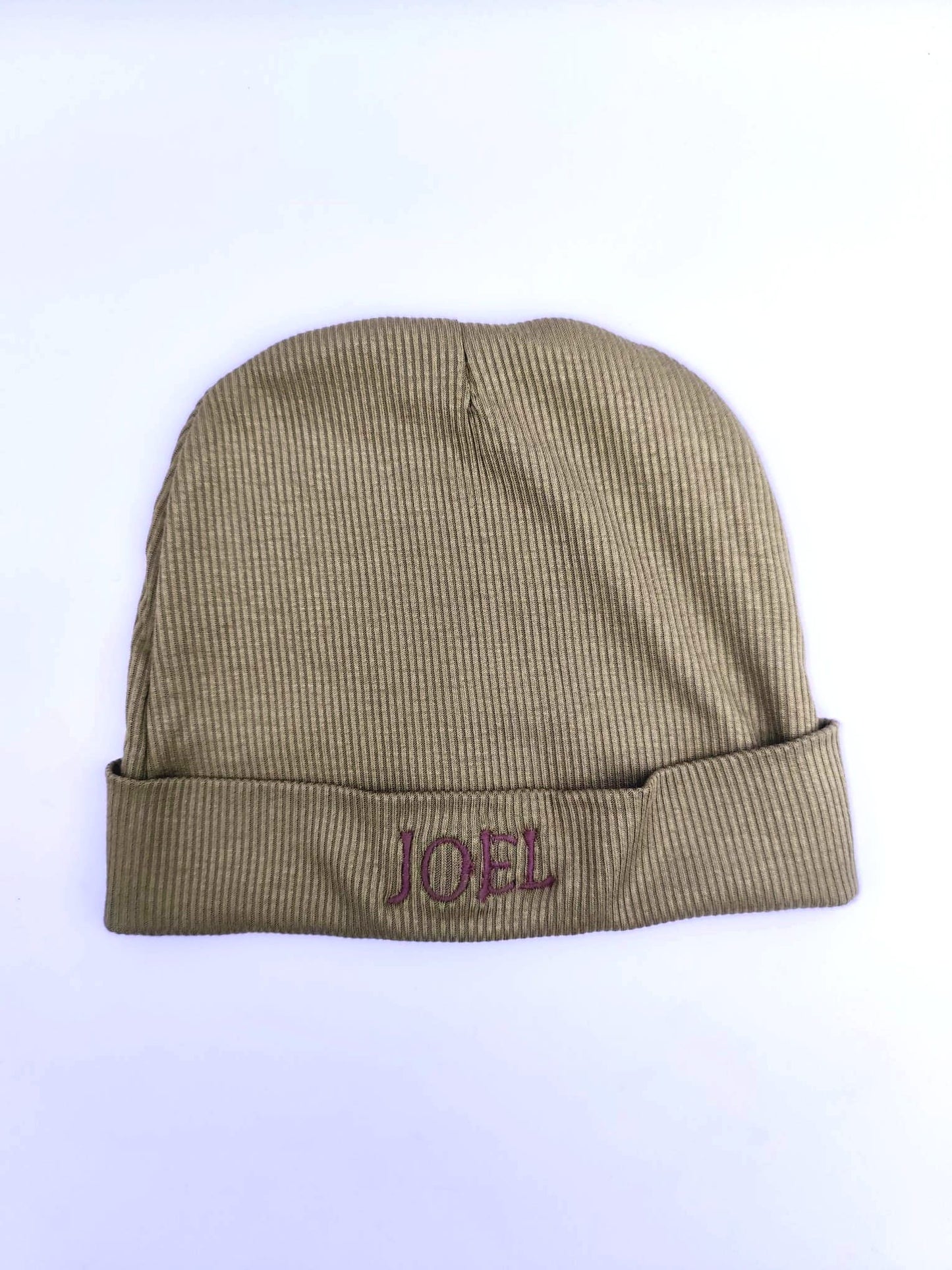 Personalisierte Babymütze – Bestickte Babymütze aus reiner Baumwolle, inkl. gratis Fäustlinge, Ideales Babygeschenk zur Geburt und Taufe