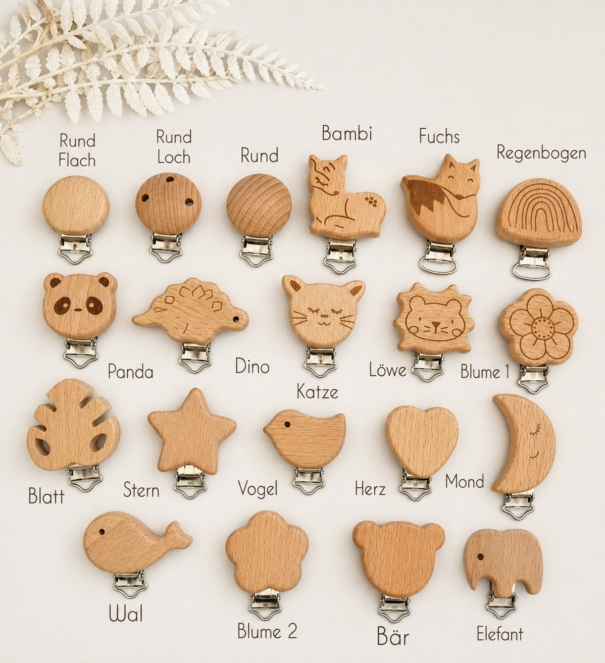 Schnullerkette mit Namen & Regenbogen | Personalisiert | Bpa Frei | Geschenk für Baby