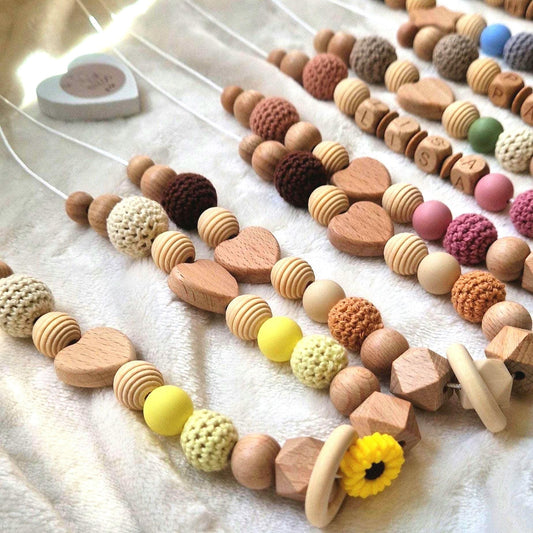 Stillkette mit Namen | Personalisierte Baby Stillkette | Babygeschenk zur Geburt | Geschenke für Mamas | Liebevoll handgefertigt & BPA-frei