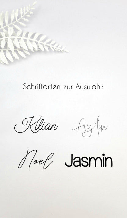 Personalisiertes Baby Geschenkset mit Gravur | Schnullerkette mit Namen + Kinderwagenkette + Maxi-Cosi Anhänger | Babygeschenk zur Geburt & Taufe